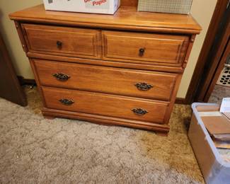 Solid wood dresser