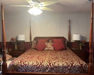 Master bedroom king bed