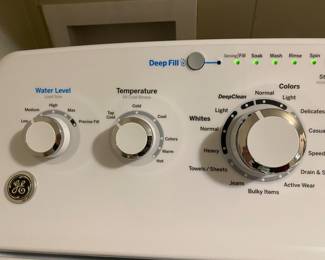 Washer controls