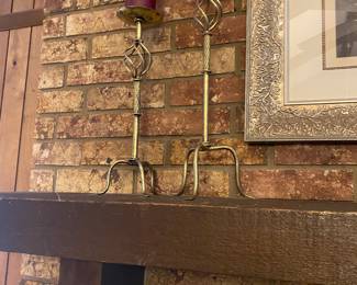Candelabras on mantle