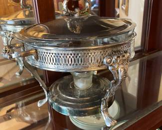 Inside China cabinet 