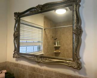 Mirror in master bathroom