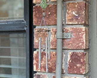 Wind chime on back deck 