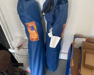 2 chairs in storage cases