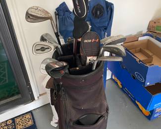 Golf clubs & bag