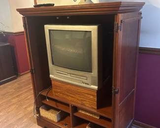 TV cabinet in master bedroom