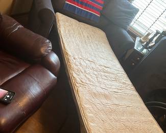 Chair/sleeper pulled out 