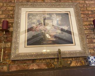 Picture over mantle in main
Living room