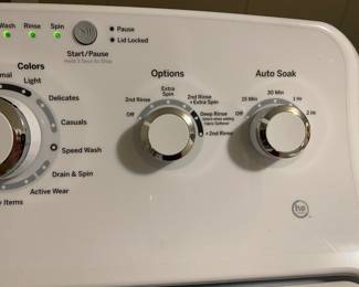 Washer controls