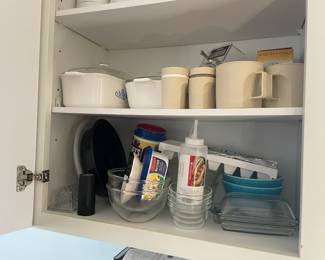 . . . Cornflower pattern Corning Ware