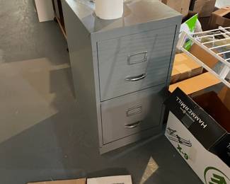 . . . two-drawer file cabinet