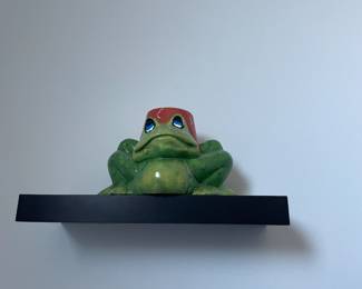 . . . frog candle holder
