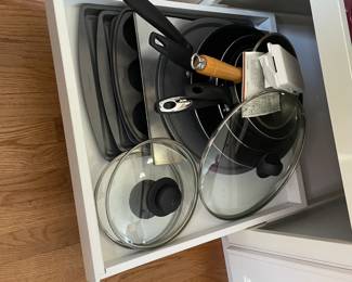 . . . more lightly used pots/pans