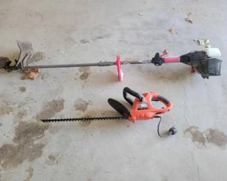 #3102 • Hedge Trimmer and Weed Whacker
