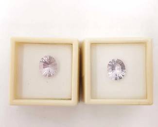 #323 • 2 Lavender Quartz Stones
