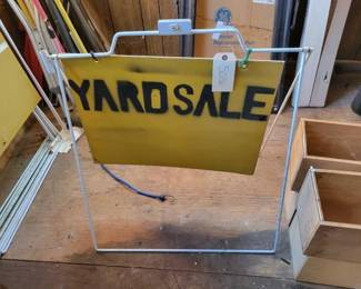 #5036 • 7 Yard Sale Signs.
