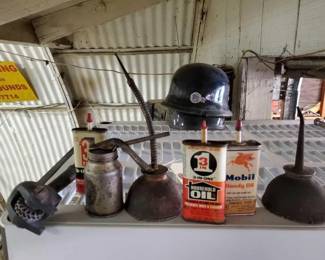#1002 • Grinding Wheel Dresser, Oil Cans, & Oil Cleaner
