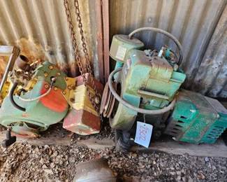 #2502 • Briggs & Stratton 8 HP Engine and 1 Pull Start Engine
