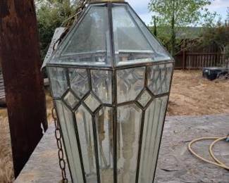 #10026 • Glass Chandelier
