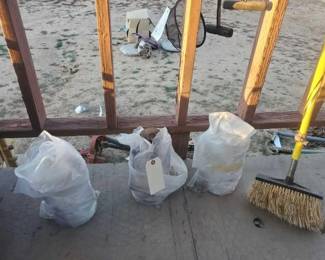 #5544 • (3) Lamps & Broom
