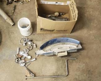 #1554 • Box Of Old Car Parts
