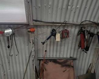 #1540 • Grease Guns, Handle, Mirror, & More
