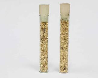 #404 • 2 Tubes of Gold Flakes
