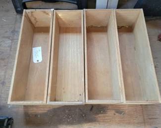 #5046 • 4 Wooden Crates
