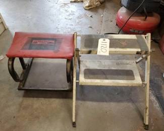 #1120 • Step Stool and Mechanic Stool
