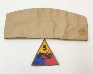 #346 • U.S. Military Hat and Patch
