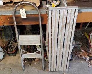 #1206 • 12" Platform Ladder & 2 Step Ladder
