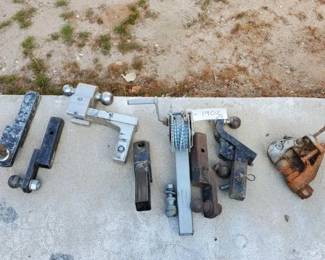 #1902 • (8) Tow Hitches & Tow Winch
