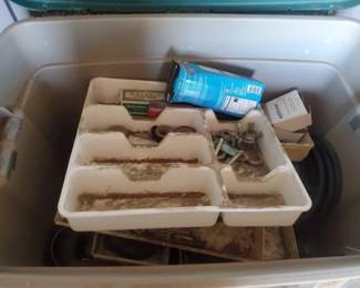 #5530 • Tote Full Of Tools & Parts
