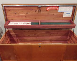 Lane Cedar Chest 1954 with original labels