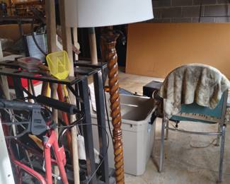 Tobacco Twist floor lamp