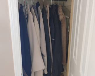 Men’s jackets and hats….size medium