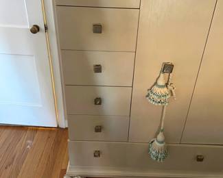 Art Deco Inspired Cream Chifferobe