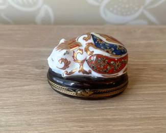 Chinoiserie Cat Limoge Box