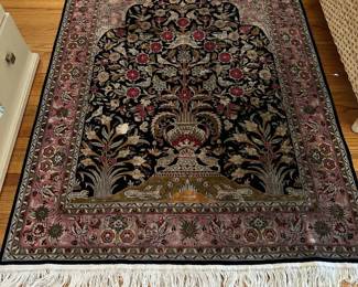 Silk Turkish Area Rug