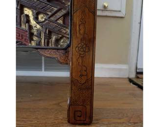 Painted Asian Chest on Stand