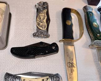 Collectible pocket, knives and swords