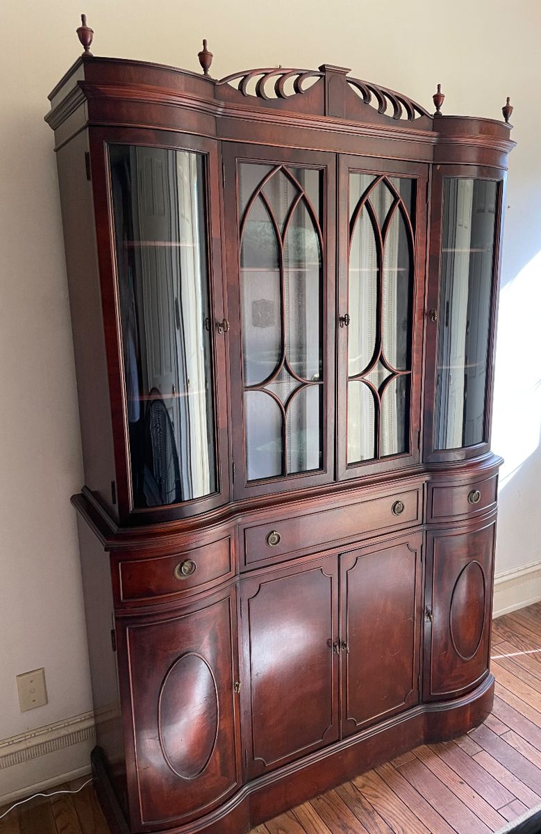 Regency Style Mahogany Cabinet