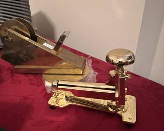 El Casco gold plated stapler