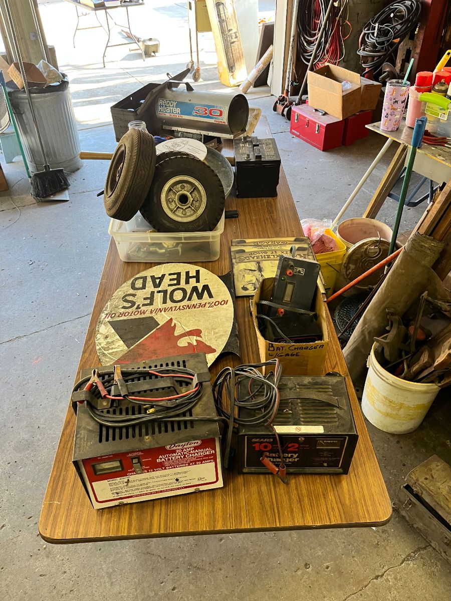 Men’s garage estate sale in Southgate, MI starts on 11/18/2023