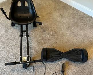 Text 864-346-8643 if interested, or ask for Holly at the sale, selling for son.  Not a part of the estate. Hover board with attachment 150.00