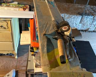 fishing tackle, rod and reel