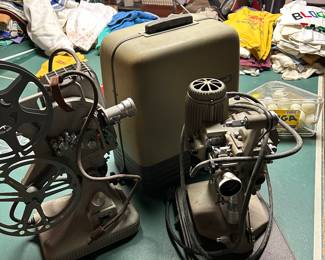 Vintage movie projectors
