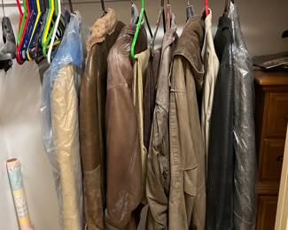 Men's leather jackets