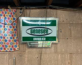Vintage Genesee lighted beer sign