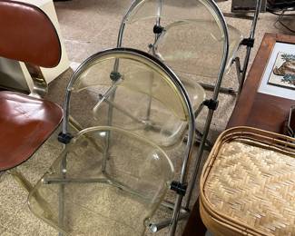MCM Lucite chairs